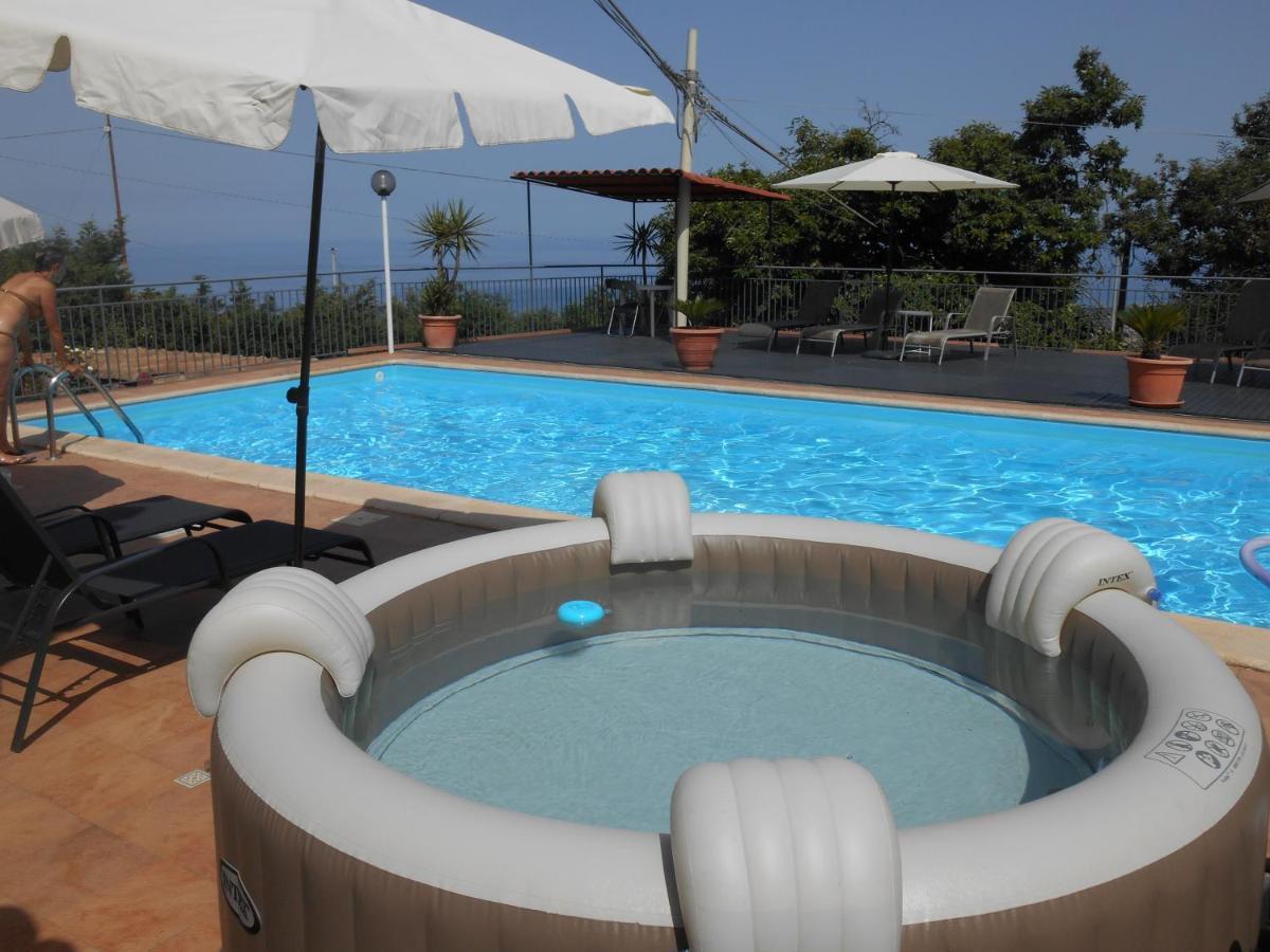 SantʼAlfio Al Villino Sunshine In Villa Con Piscina Ed Idromassaggio מראה חיצוני תמונה