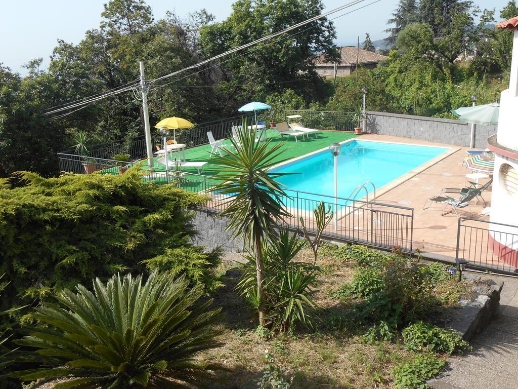 SantʼAlfio Al Villino Sunshine In Villa Con Piscina Ed Idromassaggio מראה חיצוני תמונה